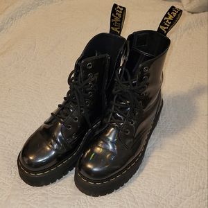 RARE Jadon Holo Platform Dr. Martens Boots